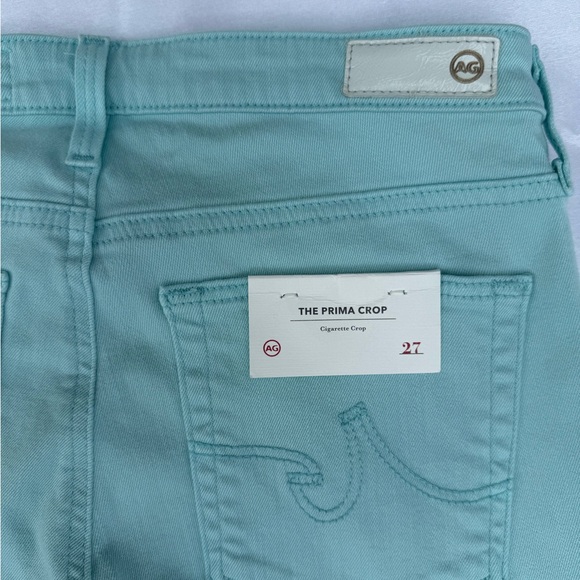 AG Adriano Goldschmied Women's Prima Mid-Rise Cigarette Leg Skinny Fit Crop Pant - Picture 17 of 17